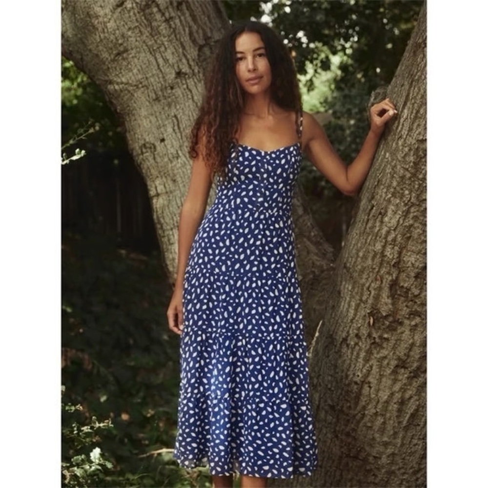 Reformation Giana Midi Dress in Moray